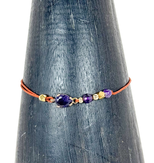 Bracelet ACQUA LARMA n°2 Violet - MTFORJEL