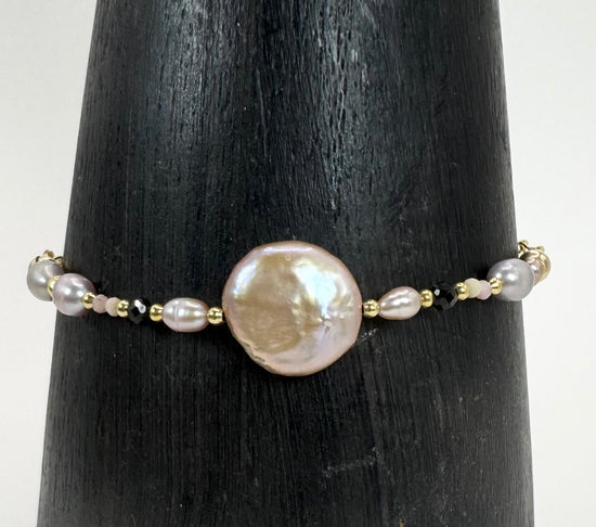 Bracelet DOLCEZZA Rose - Pierre de Soleil - MTFORJEL