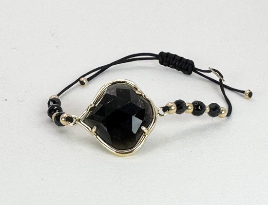 Bracelet PÉTALÉ Noir - Onyx - MTFORJEL
