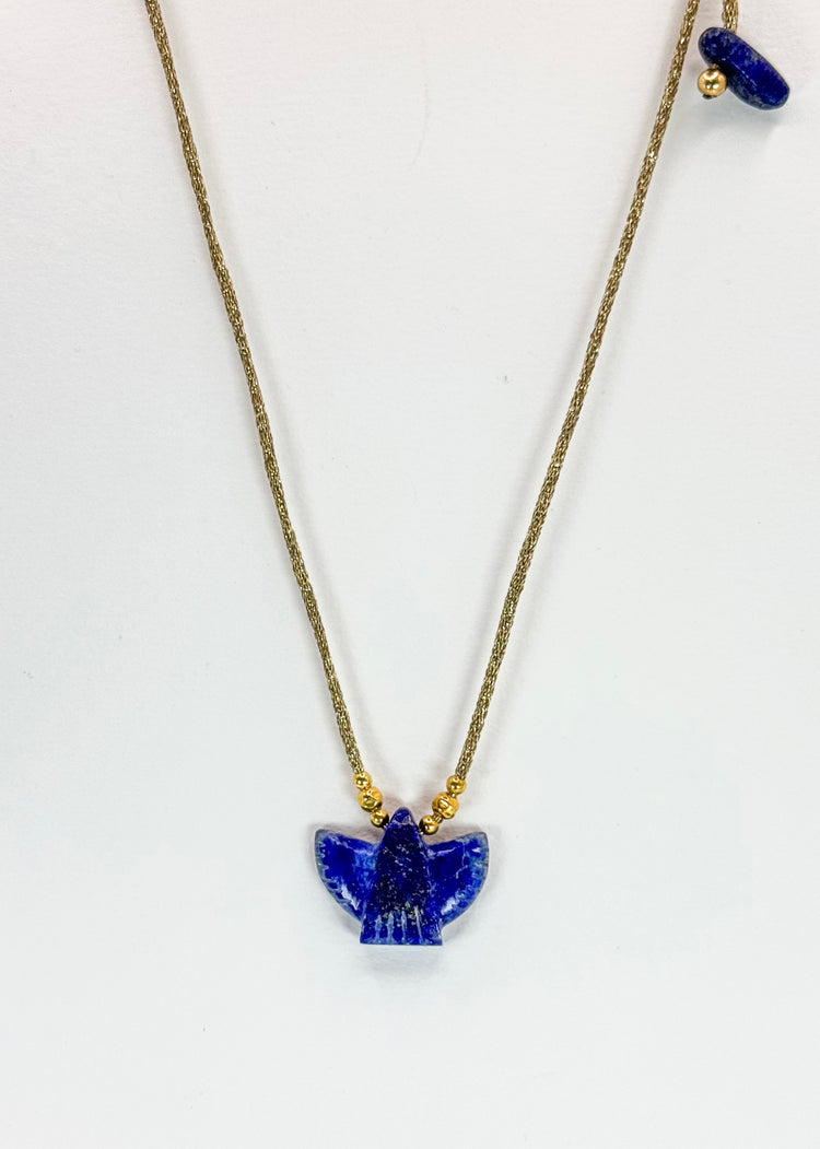 Collier ANIMALACELU  Bleu n°2 - Lapis lazuli - MTFORJEL