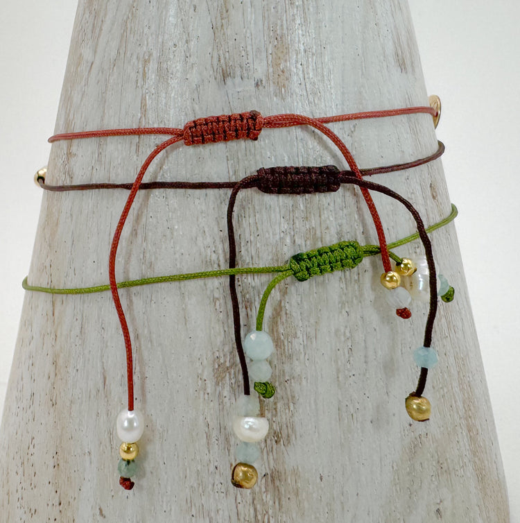 Bracelet FINEZZA LIA Vert d'eau - Amazonite - MTFORJEL