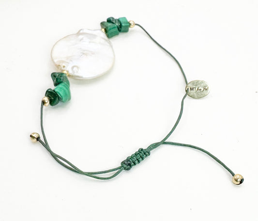 Bracelet DOLCEZZA LIA Vert foncé - Malachite - MTFORJEL