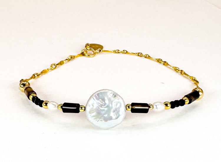 Bracelet DOLCEZZA Marron - Agate - MTFORJEL