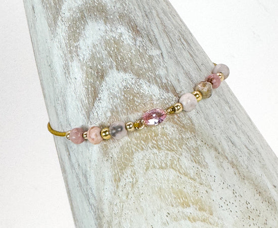 Bracelet ACQUA MINI n°1 Rose pâle - MTFORJEL