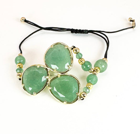 Bracelet FORTUNA DUO Vert - Jade - MTFORJEL