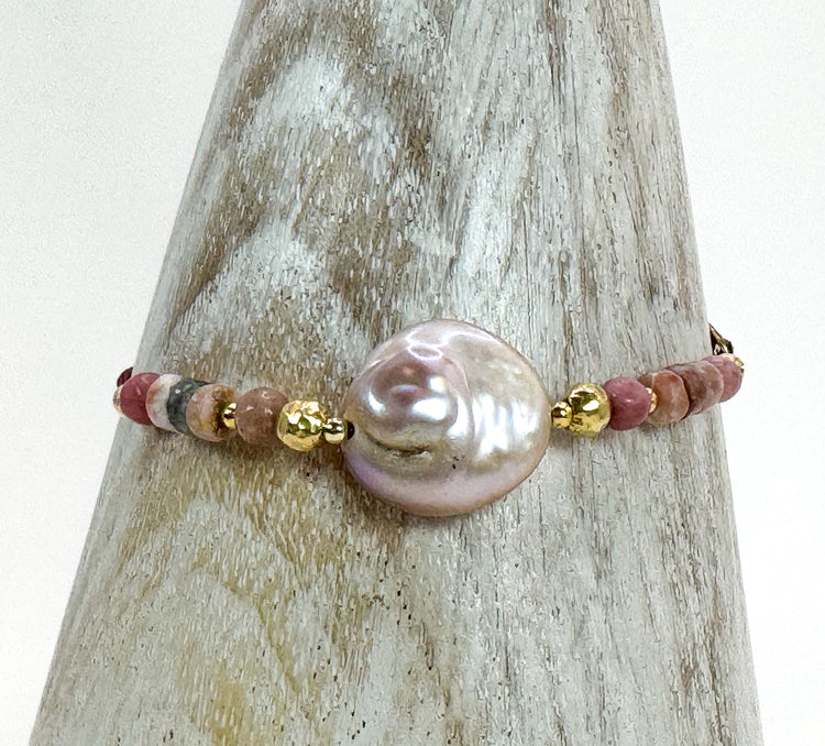 (Copie) Bracelet DOLCEZZA LIA Rose - Rhodonite - MTFORJEL