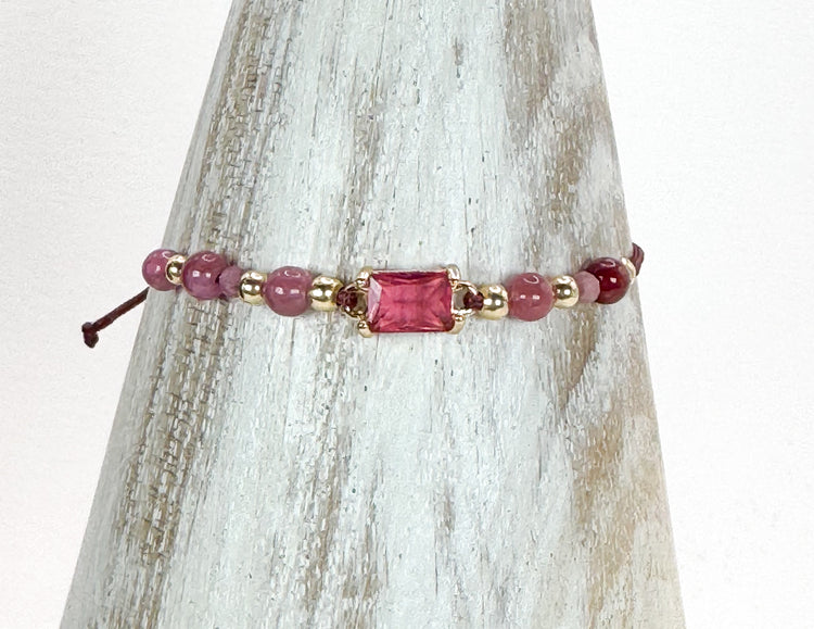 Bracelet ACQUA RETA n°2 Rose foncé - MTFORJEL