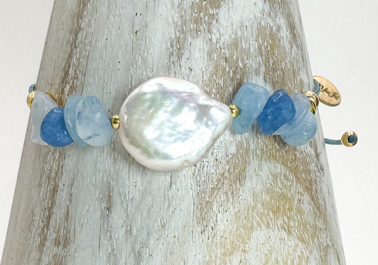 Bracelet DOLCEZZA LIA Bleu clair - Aigue marine - MTFORJEL