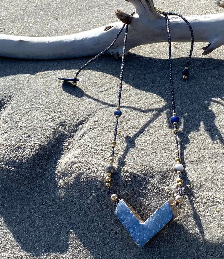 Collier VITTORIA Bleu - MTFORJEL