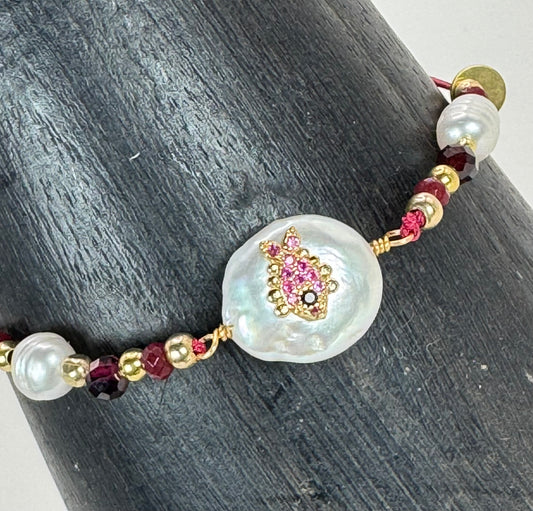 Bracelet DOLCEZZA PISCI Bordeaux - Grenat - MTFORJEL