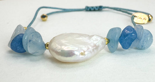 Bracelet DOLCEZZA LIA Bleu clair - Aigue marine - MTFORJEL