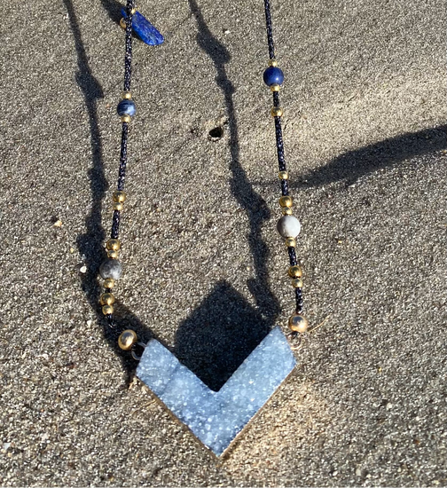 Collier VITTORIA Bleu - MTFORJEL