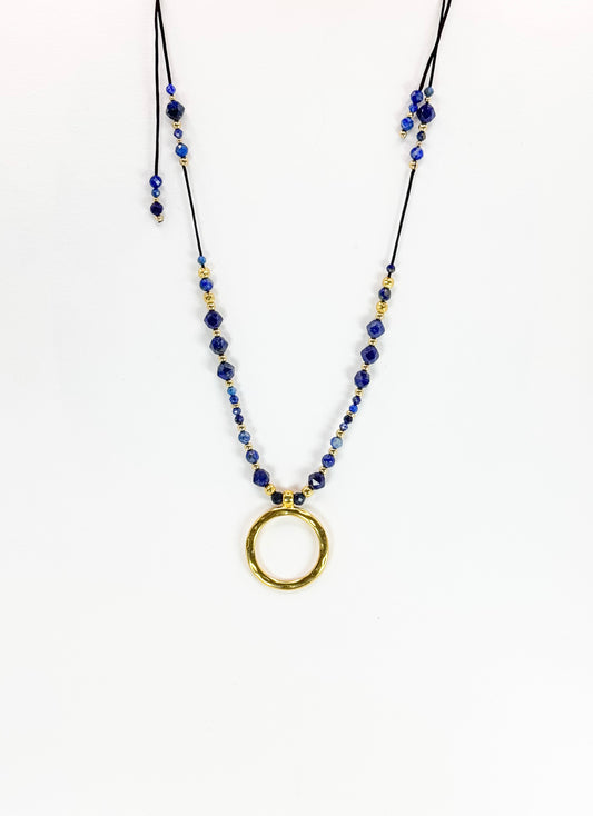 Collier INFINITA Bleu - Lapis Lazuli - MTFORJEL