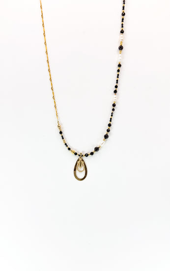 Collier FERVORE n°4 Noir - Obsidienne - MTFORJEL