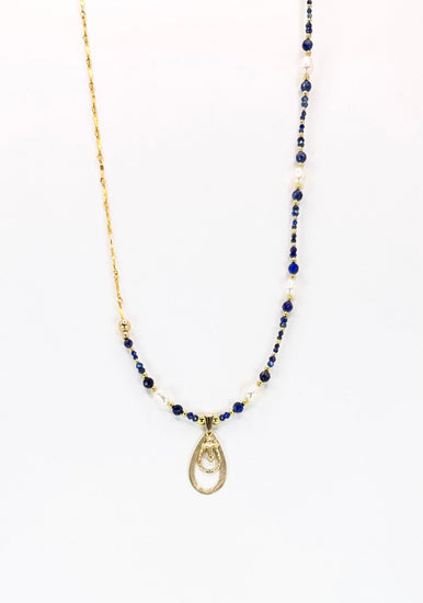 Collier FERVORE n°4 Bleu - Lapis lazuli - MTFORJEL