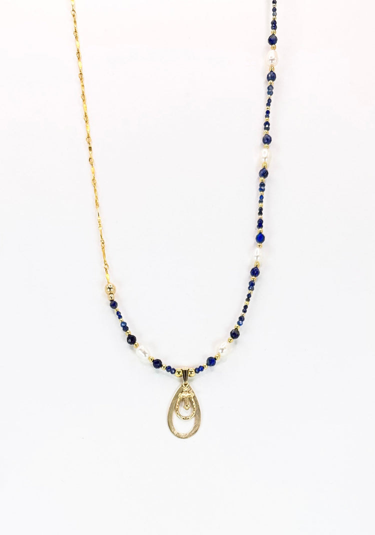 Collier FERVORE n°4 Bleu - Lapis lazuli - MTFORJEL