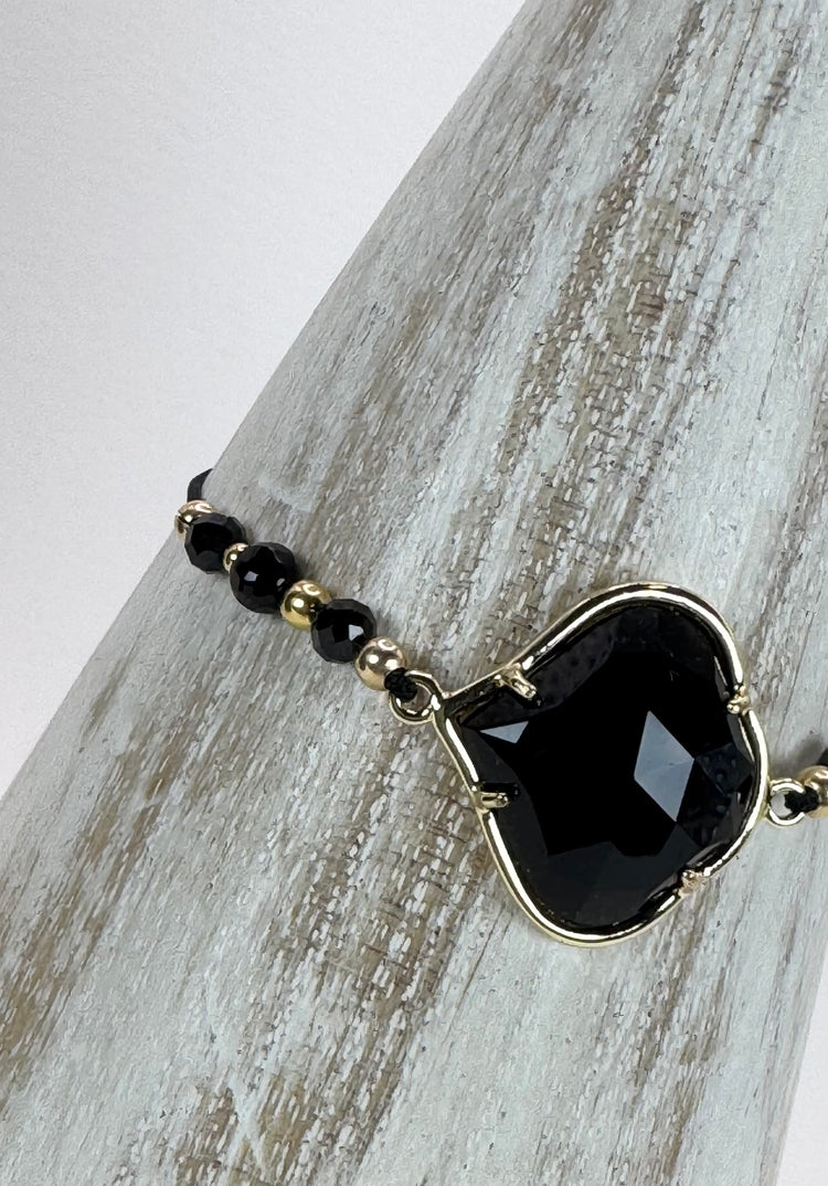 Bracelet PÉTALÉ Noir - Onyx - MTFORJEL