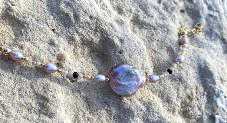 Bracelet DOLCEZZA Rose - Pierre de Soleil - MTFORJEL