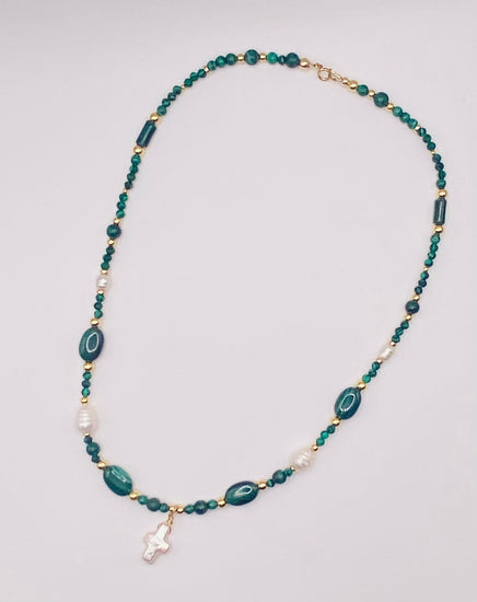 Collier FERVORE n°3 Vert - Malachite - MTFORJEL
