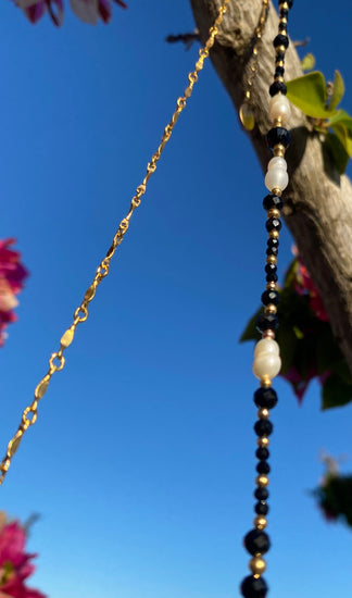 Collier FERVORE n°4 Noir - Obsidienne - MTFORJEL