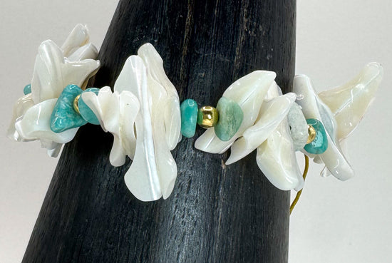Bracelet LILI CUNCHI n°1 Vert pâle - Amazonite - MTFORJEL