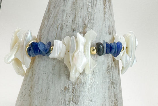 Bracelet LILI CUNCHI n°1 Bleu foncé - Lapis lazuli - MTFORJEL