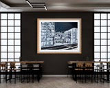 Tableau en noir et blanc: Le Manuréva Allée Turcat Méry, MARSEILLE.