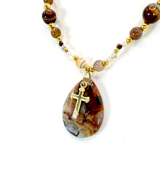 Collier FERVORE n°5 | Agate - MTFORJEL
