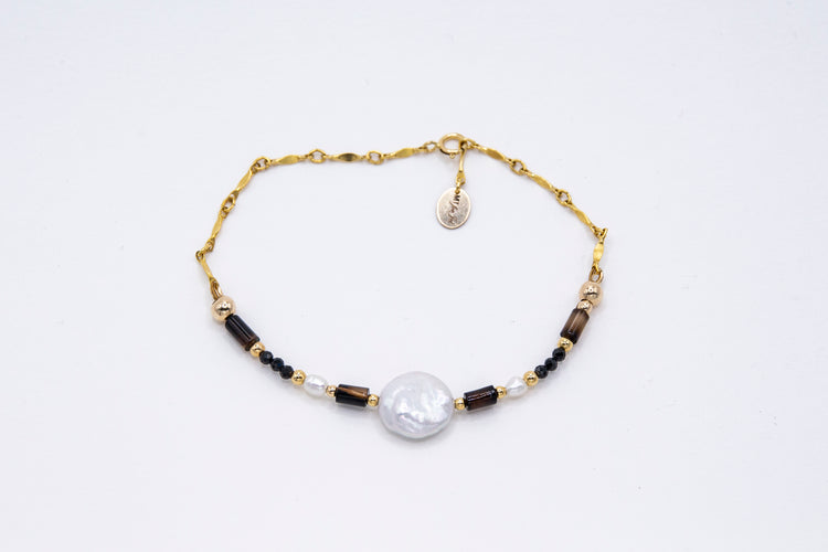 Bracelet DOLCEZZA Marron - Agate - MTFORJEL