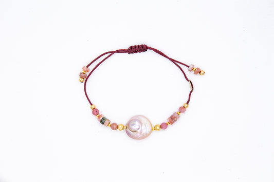 Bracelet DOLCEZZA LIA Rose - Rhodonite - MTFORJEL