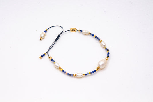 Bracelet FINEZZA LIA Bleu - Lapis Lazuli - MTFORJEL