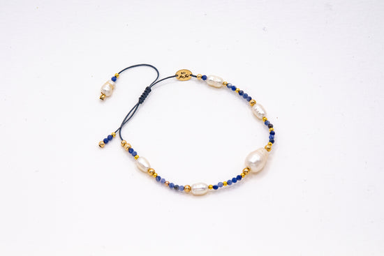 Bracelet FINEZZA LIA Bleu - Lapis Lazuli - MTFORJEL