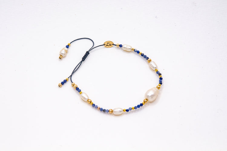 Bracelet FINEZZA LIA Bleu - Lapis Lazuli - MTFORJEL