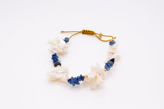 Bracelet LILI CUNCHI n°1 Bleu foncé - Lapis lazuli - MTFORJEL