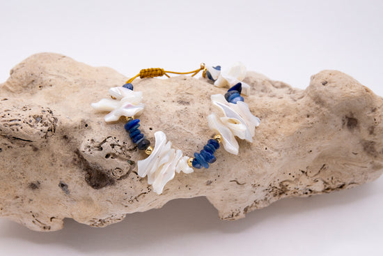 Bracelet LILI CUNCHI n°1 Bleu foncé - Lapis lazuli - MTFORJEL