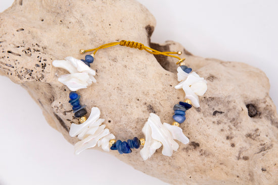 Bracelet LILI CUNCHI n°1 Bleu foncé - Lapis lazuli - MTFORJEL