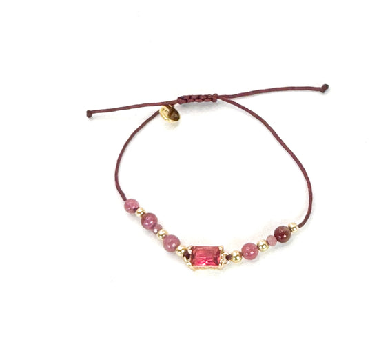 Bracelet ACQUA RETA n°2 Rose foncé - MTFORJEL