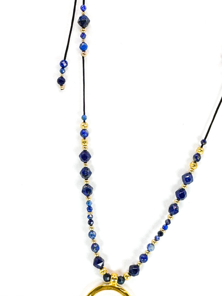 Collier INFINITA Bleu - Lapis Lazuli - MTFORJEL