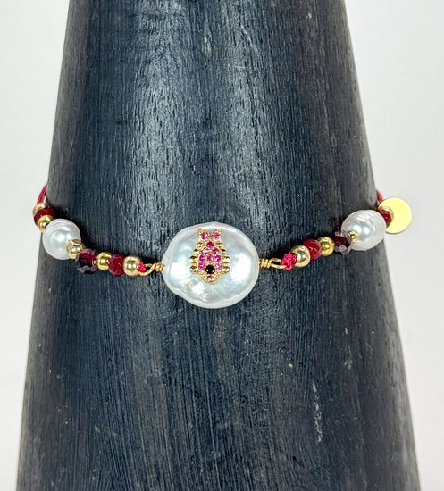 Bracelet DOLCEZZA PISCI Bordeaux - Grenat - MTFORJEL