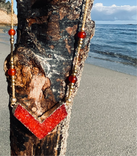 Collier VITTORIA Rouge - MTFORJEL