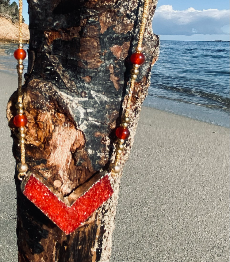 Collier VITTORIA Rouge - MTFORJEL