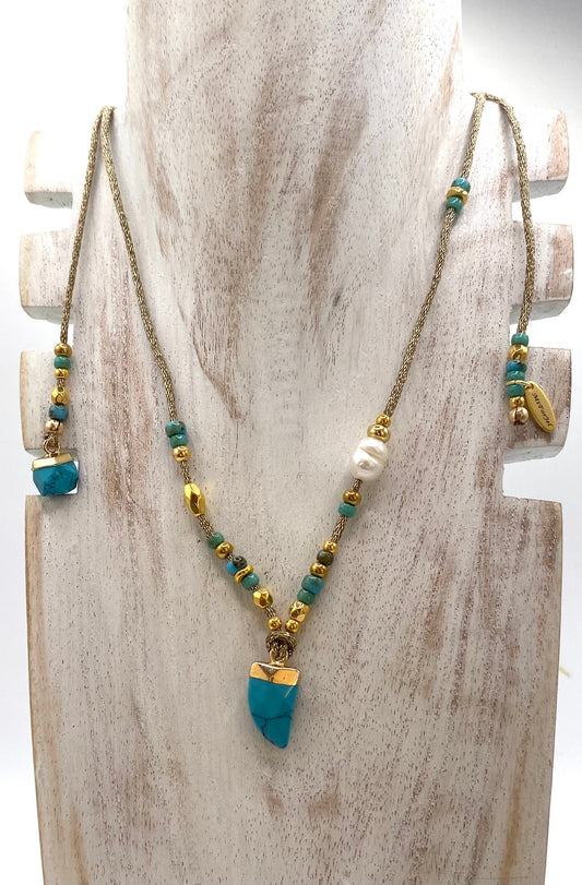 Collier DANTI Bleu turquoise - Turquoise - MTFORJEL