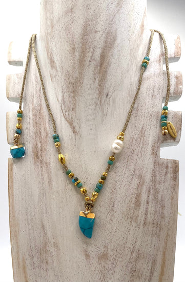 Collier DANTI Bleu turquoise - Turquoise - MTFORJEL