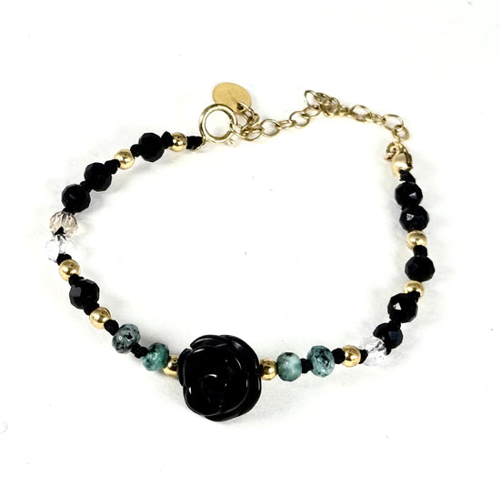 Bracelet FIORE | Onyx noire - MTFORJEL