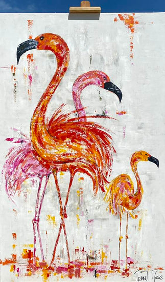 SÉRIE "MY OTHERS".

Flamands roses en famille, dans l'étang à côte de mon atelier à Piantarella - Bonicafio.

Peps et originalité pour votre intérieur.