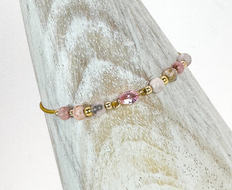Bracelet ACQUA MINI n°1 Rose pâle - MTFORJEL