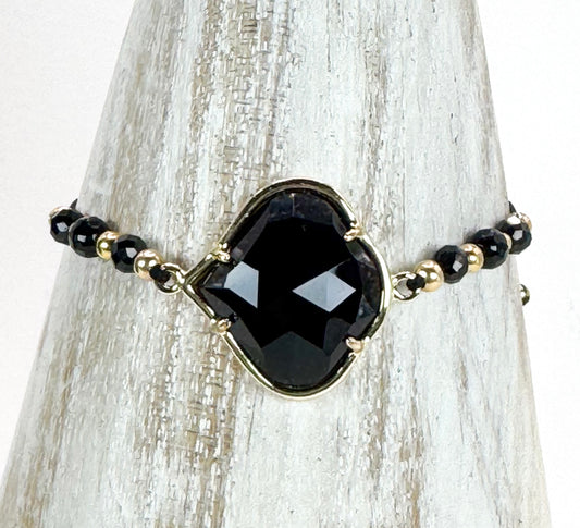 Bracelet PÉTALÉ Noir - Onyx - MTFORJEL