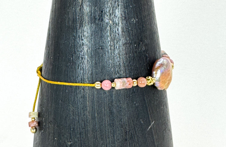 Bracelet DOLCEZZA LIA Rose - Rhodonite - MTFORJEL