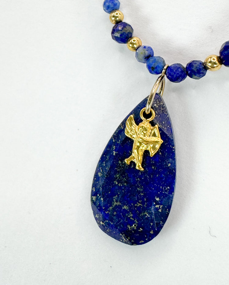 Collier ANGHJULU Bleu - Lapis Lazuli - MTFORJEL