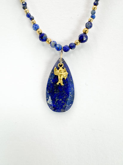 Collier ANGHJULU Bleu - Lapis Lazuli - MTFORJEL